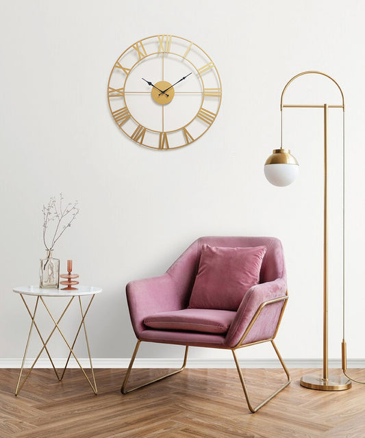 Skeleton -Roman Numeral Clock