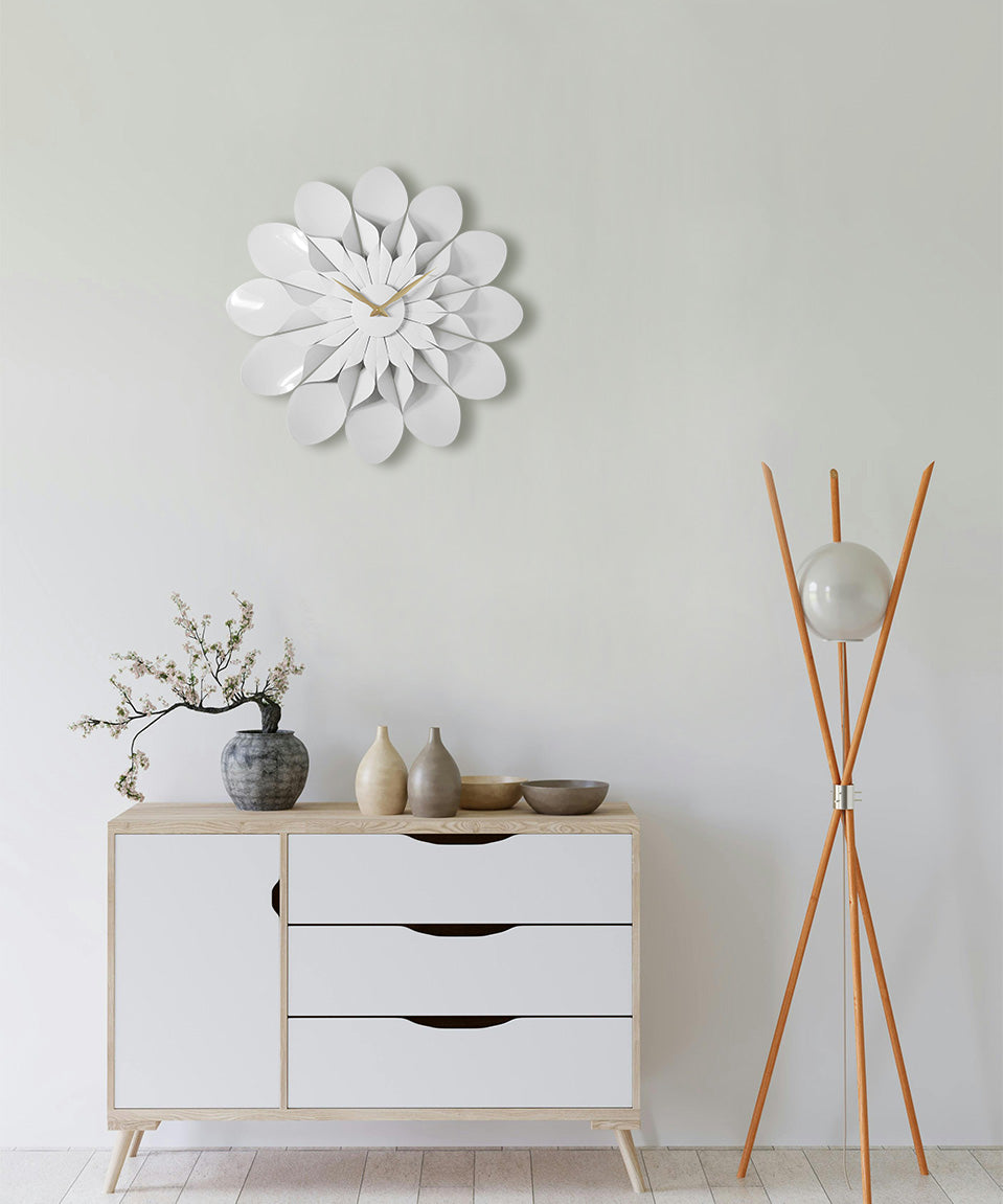 Floro - The Blooming Elegance Flower Wall Clock