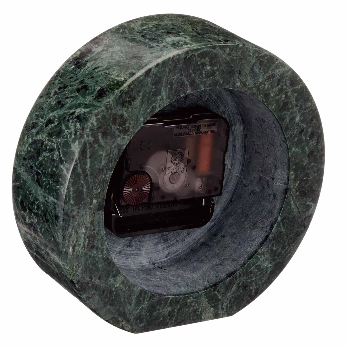 Emerald-Green Table Marble Clock
