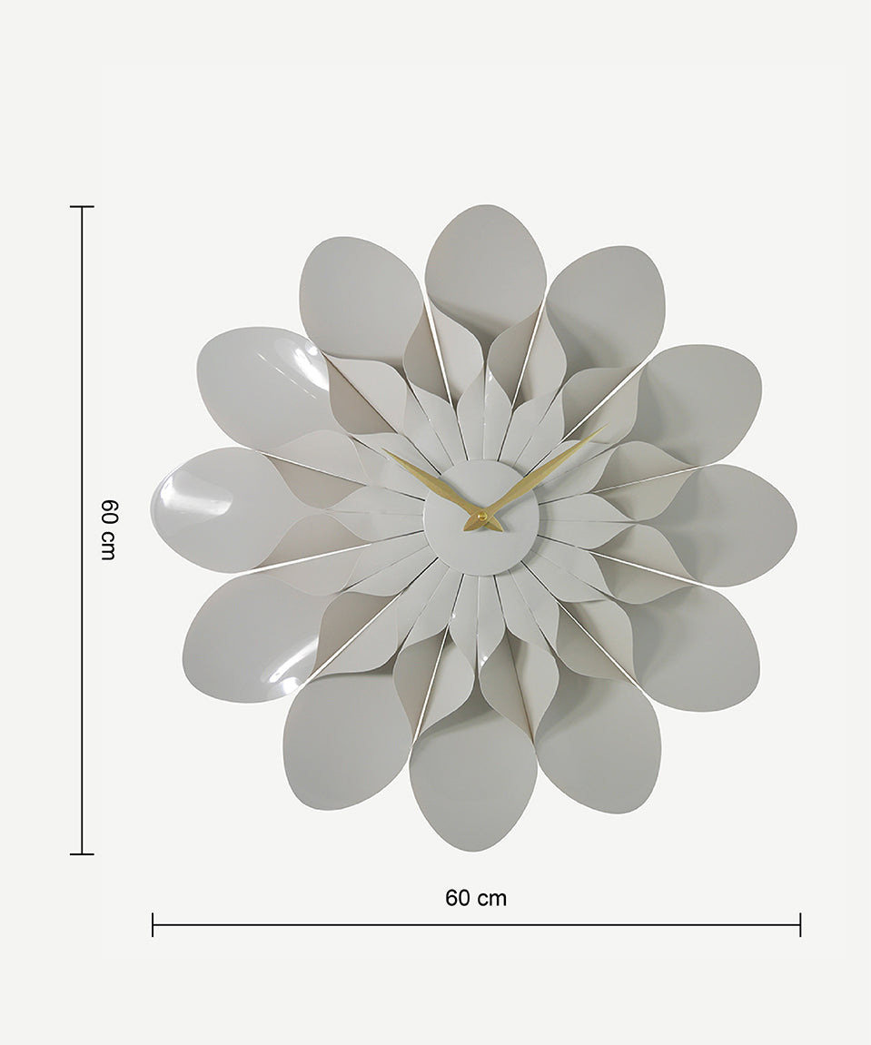 Floro - The Blooming Elegance Flower Wall Clock
