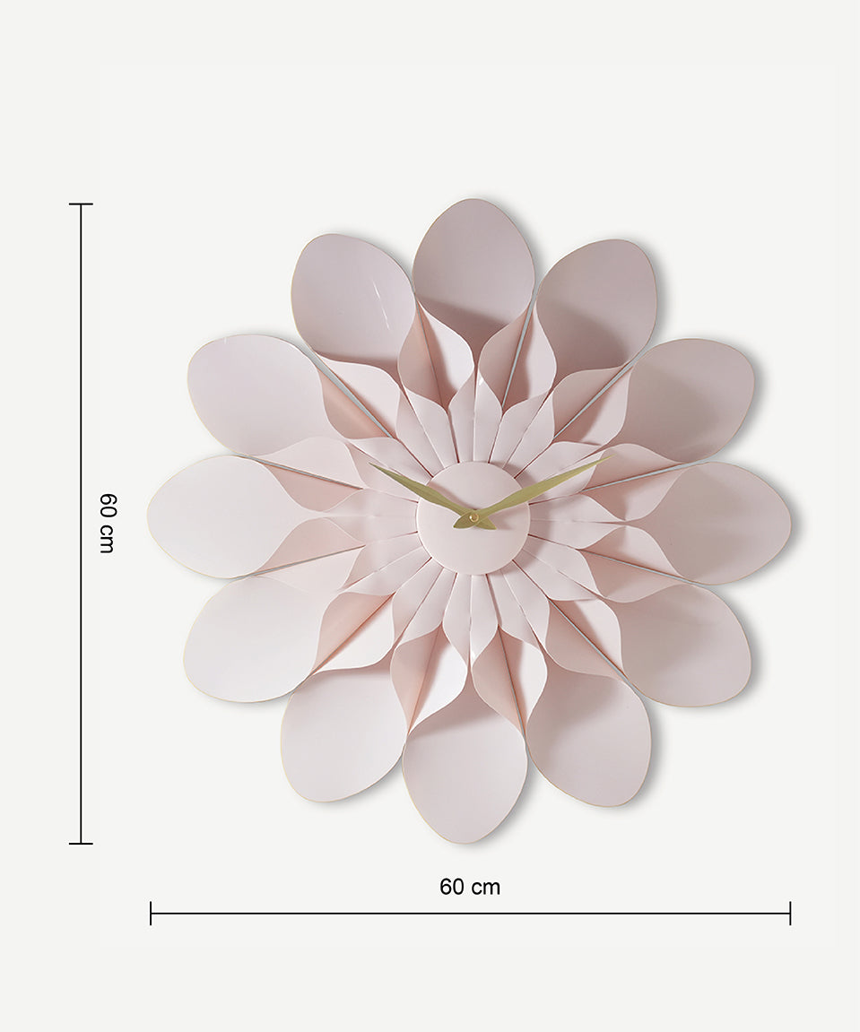 Floro - The Blooming Elegance Flower Wall Clock
