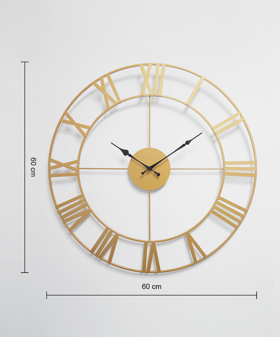 Skeleton -Roman Numeral Clock