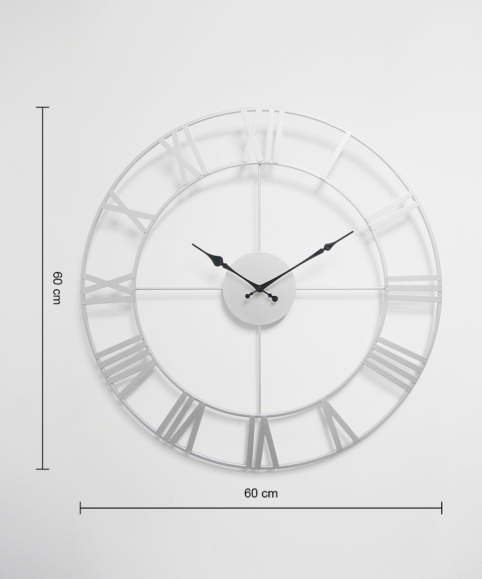 Skeleton -Roman Numeral Clock