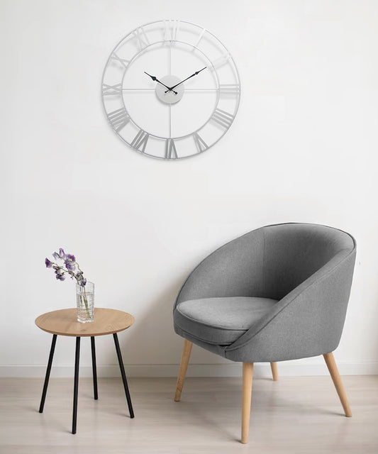 Skeleton -Roman Numeral Clock