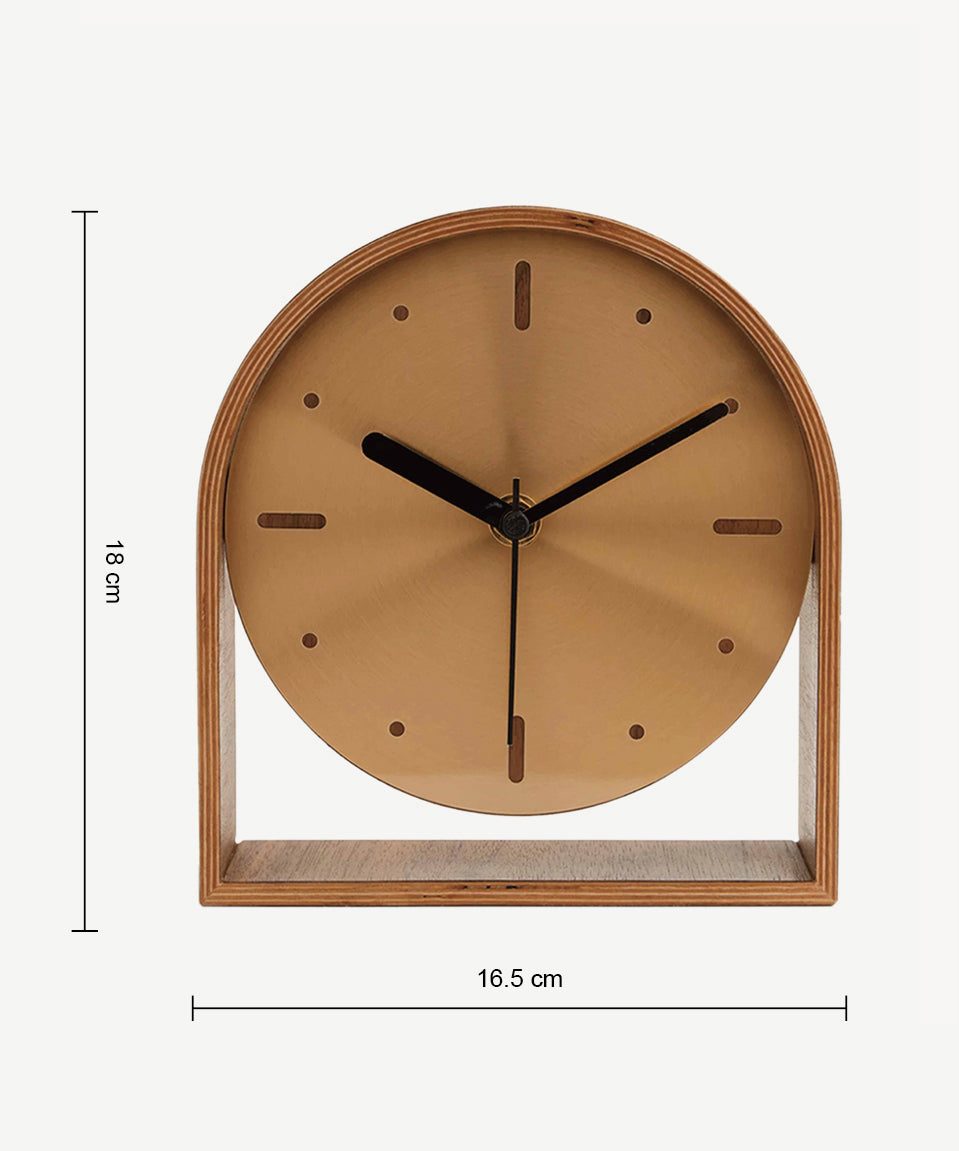 Arc Timepiece- The Wooden Table Clock