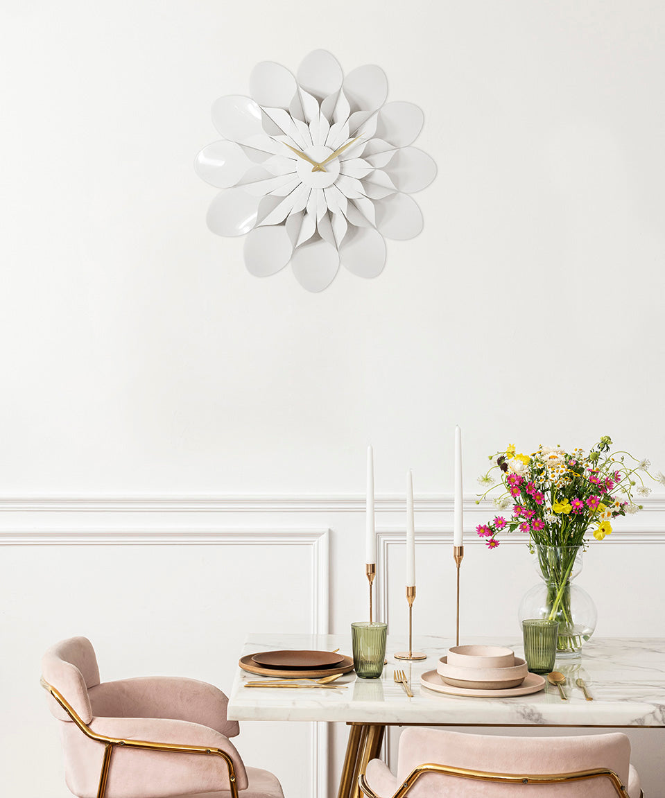 Floro - The Blooming Elegance Flower Wall Clock