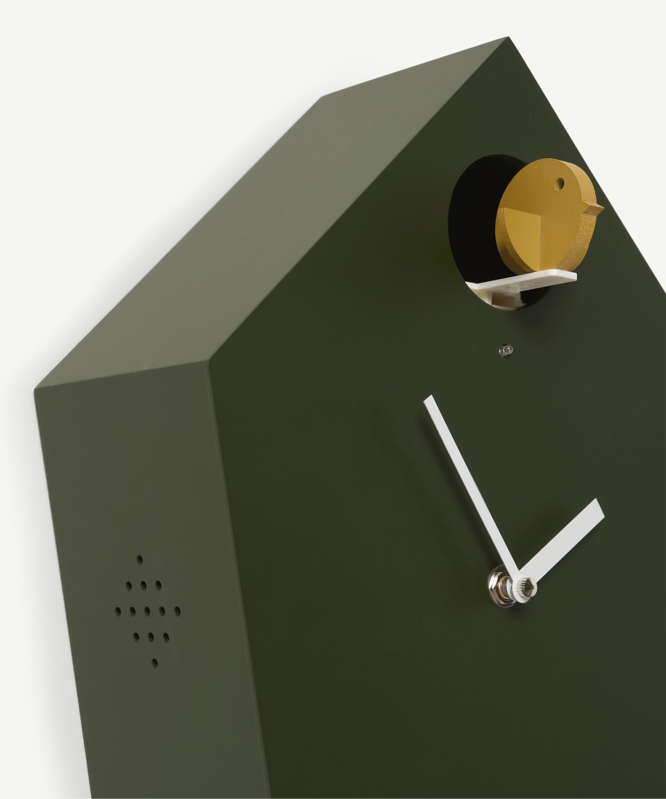 Alauda – The Singing Lark Cuckoo Clock-Green