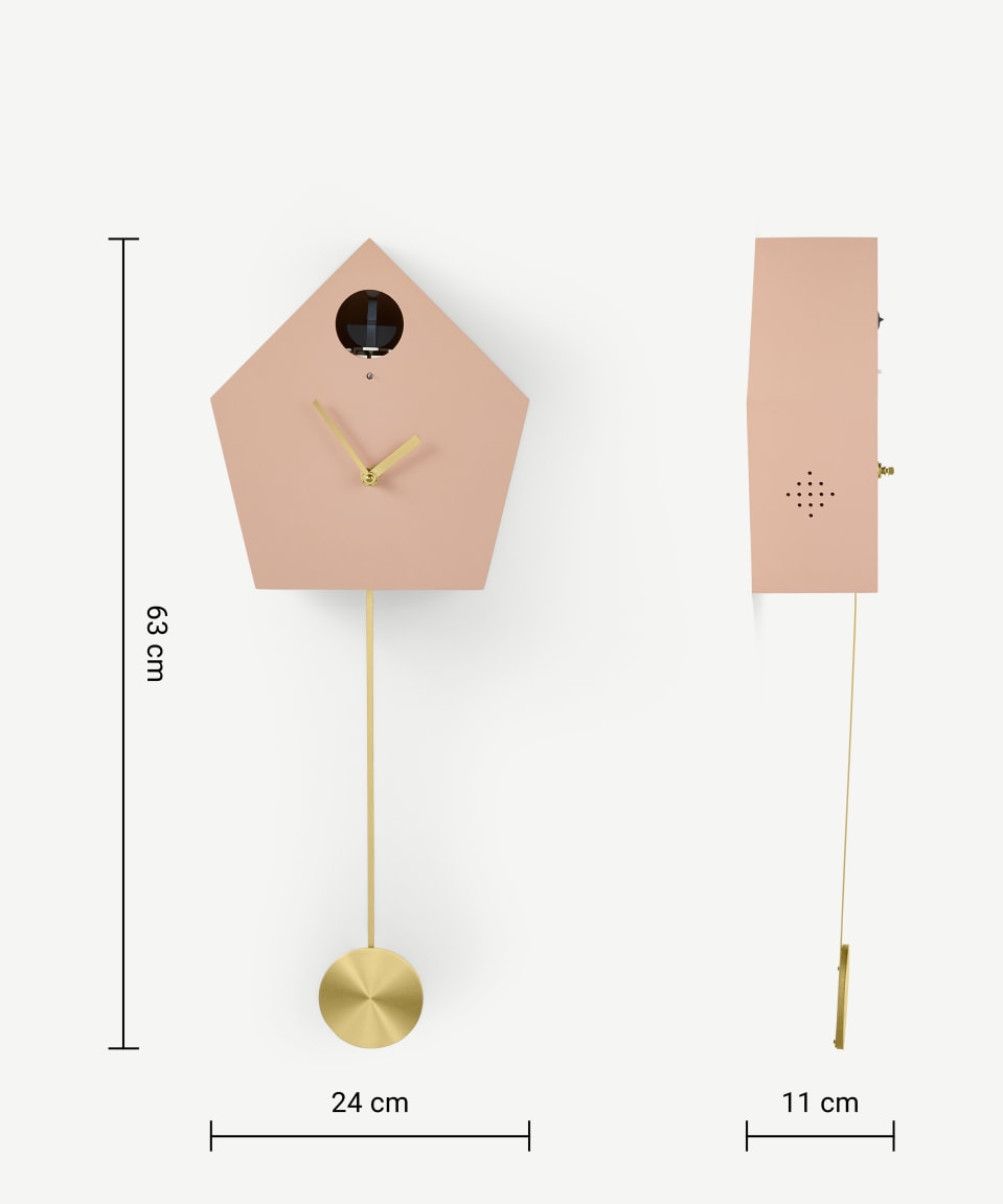 Alauda – The Singing Lark Cuckoo Clock- Pink