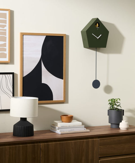 Alauda – The Singing Lark Cuckoo Clock-Green