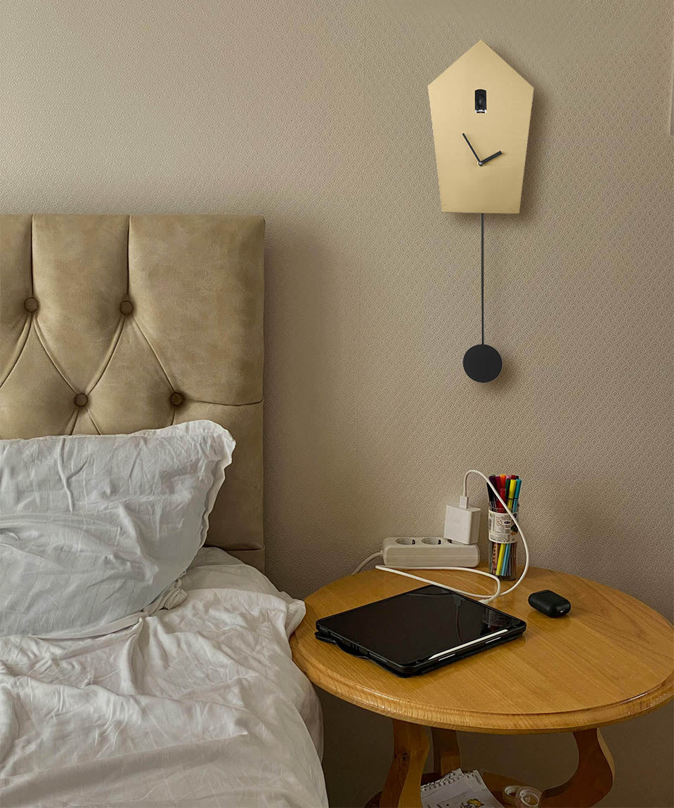 Azza Golden Nest Cuckoo Clock-BRASS