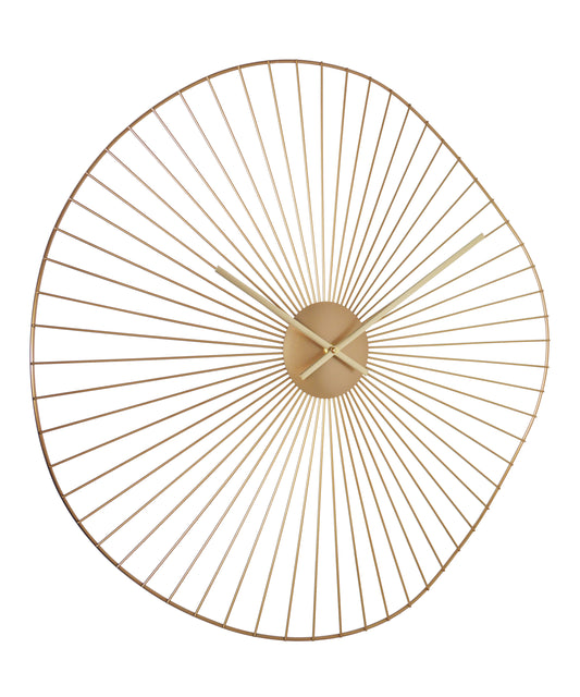 Makoh – Golden Wave Wall Clock